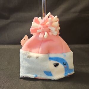 Pink and Blue Kids Winter Hat